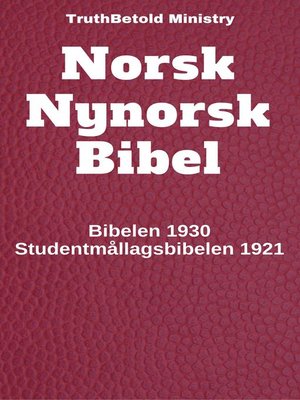 cover image of Norsk Nynorsk Bibel